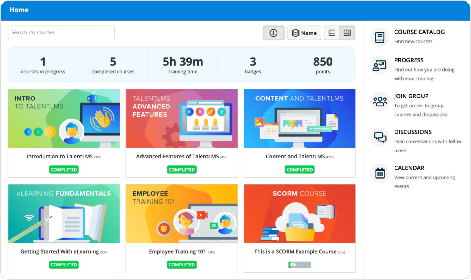 منصة التدريب TalentLMS منصة التدريب TalentLMS